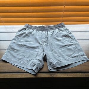Prana Light Blue Relaxed Shorts